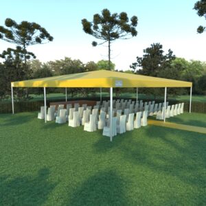 Tenda Piramidal 12x12 PVC