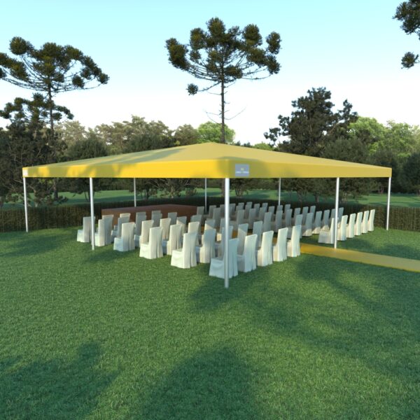 Tenda Piramidal 12x12 PVC